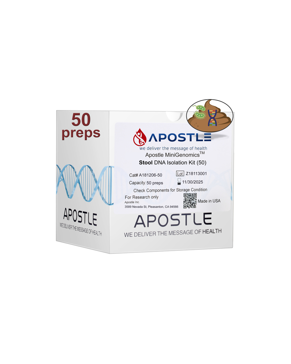 MiniGenomics Stool DNA Isolation Kit (50 preps)